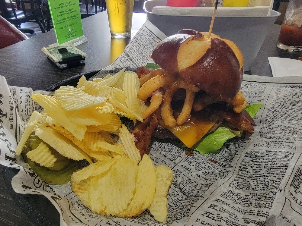 Bourbon Bacon Pub Burger
